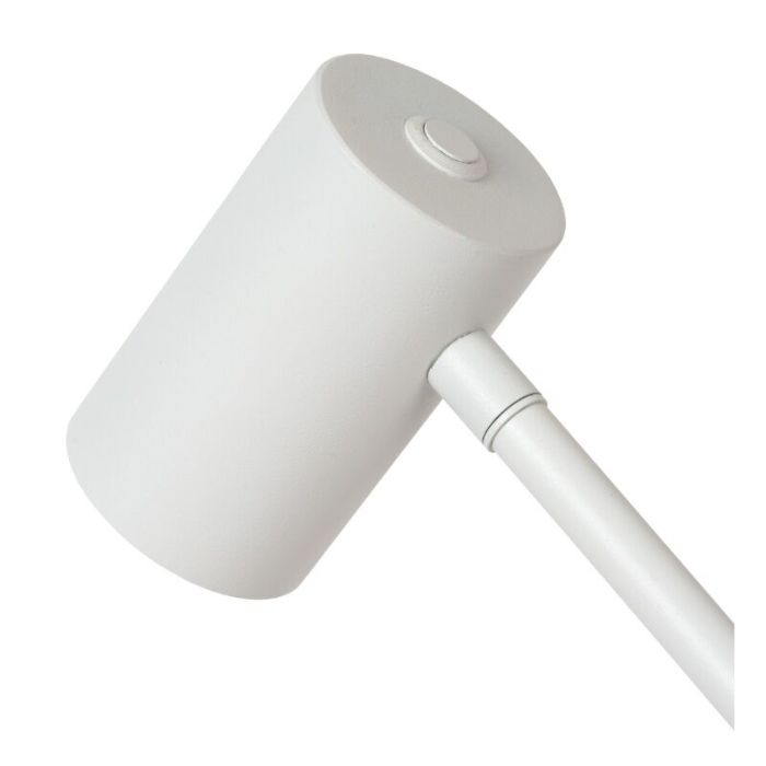 Weiße aufladbare Stehlampe Modern, Tipik, 3W, 2700K LED, mit Touch-Dimmer
