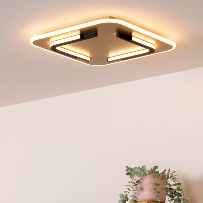 Goldene Deckenlampe Modern, Andreas, 30W, 2700K LED