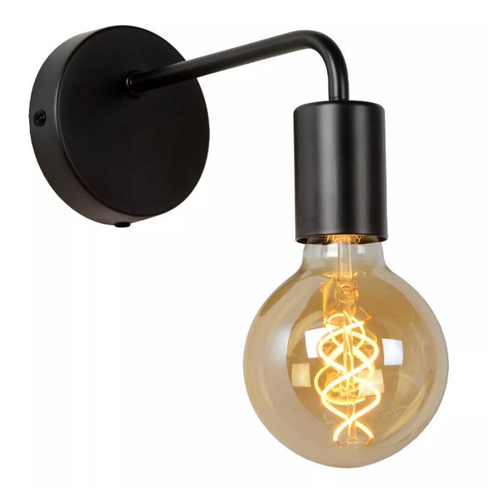 Schwarze Wandleuchte Modern, Scott