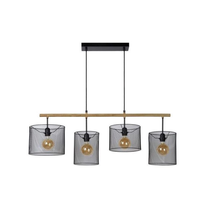 Schwarze Pendelleuchte Retro, Baskett