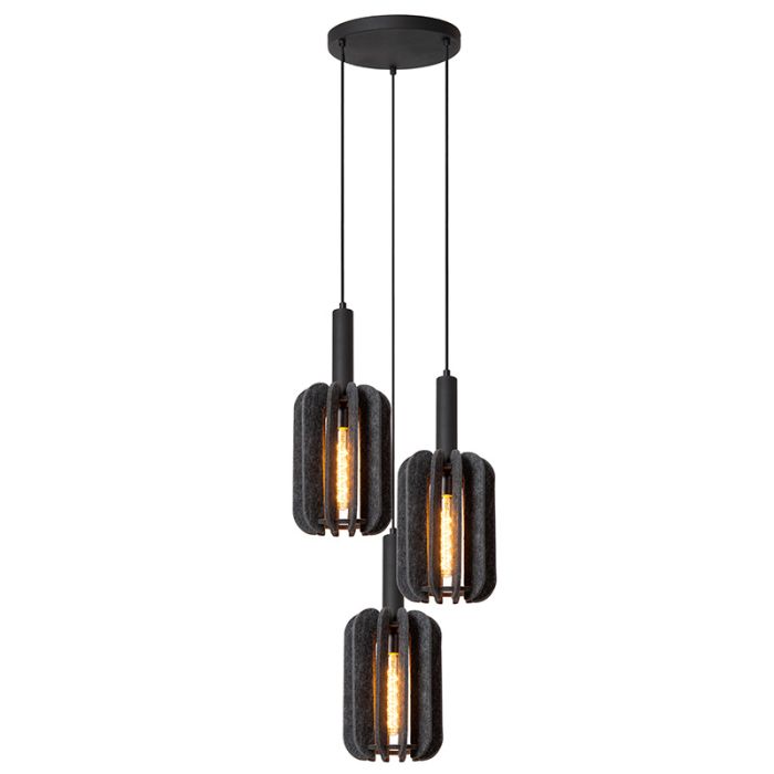 Graue Pendelleuchte Modern, Rafal