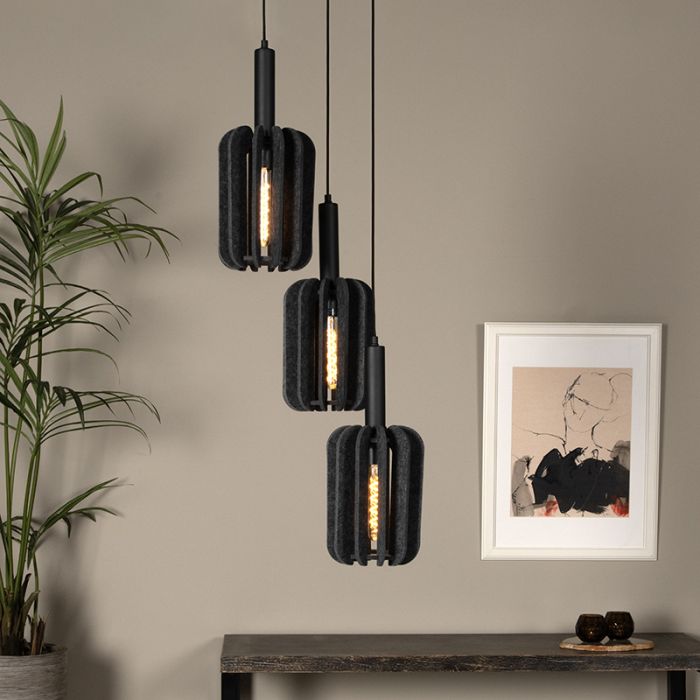 Graue Pendelleuchte Modern, Rafal