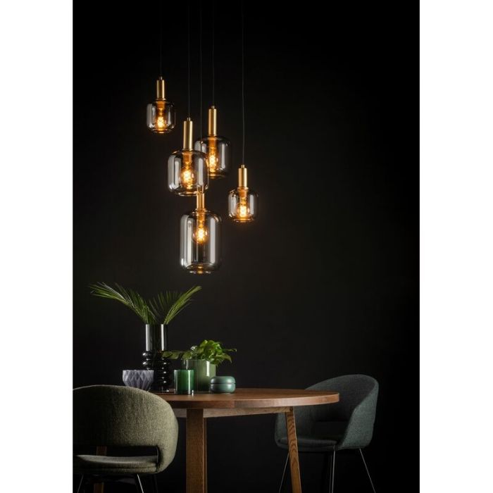 Goldene Pendelleuchte Modern, Joanet