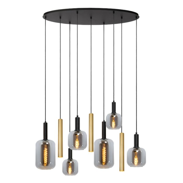 Schwarze Pendelleuchte Modern, Joanet