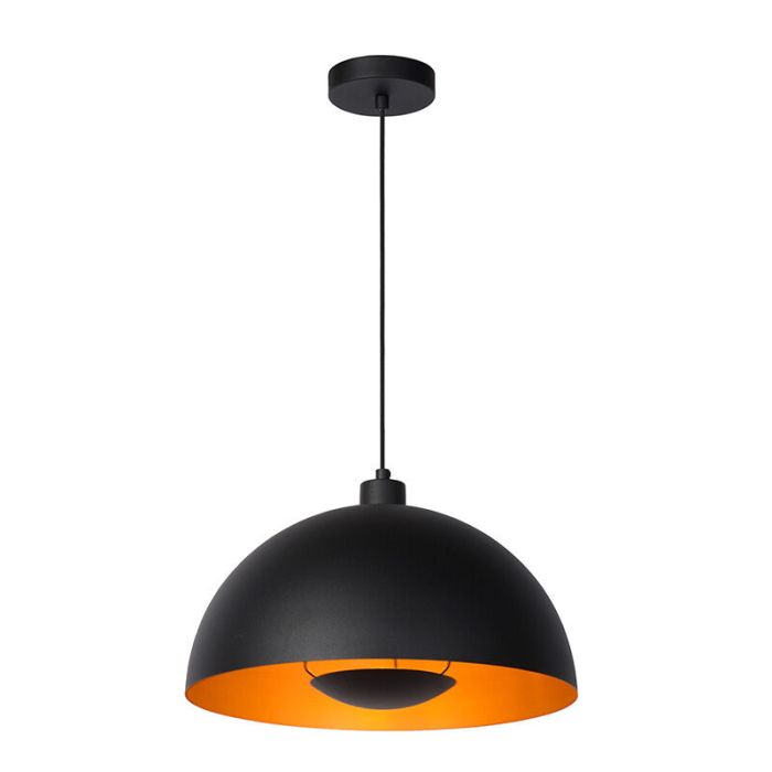 Schwarze Pendelleuchte Modern, Siemon