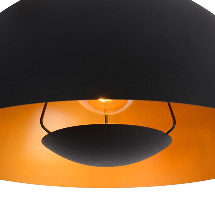 Schwarze Pendelleuchte Modern, Siemon