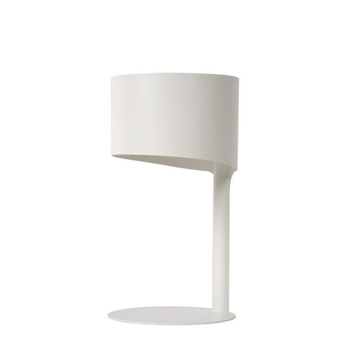Weiße Tischleuchte Modern, Knulle, mit Schalter