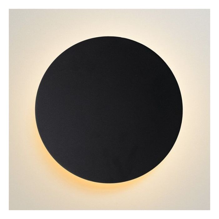 Schwarze Wandleuchte Modern, Eklyps led, 8W, 3000K LED