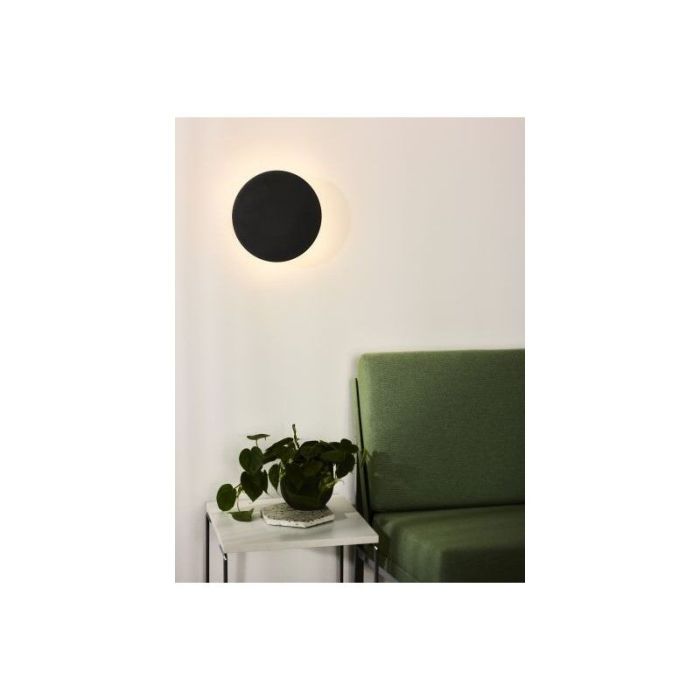 Schwarze Wandleuchte Modern, Eklyps led, 8W, 3000K LED