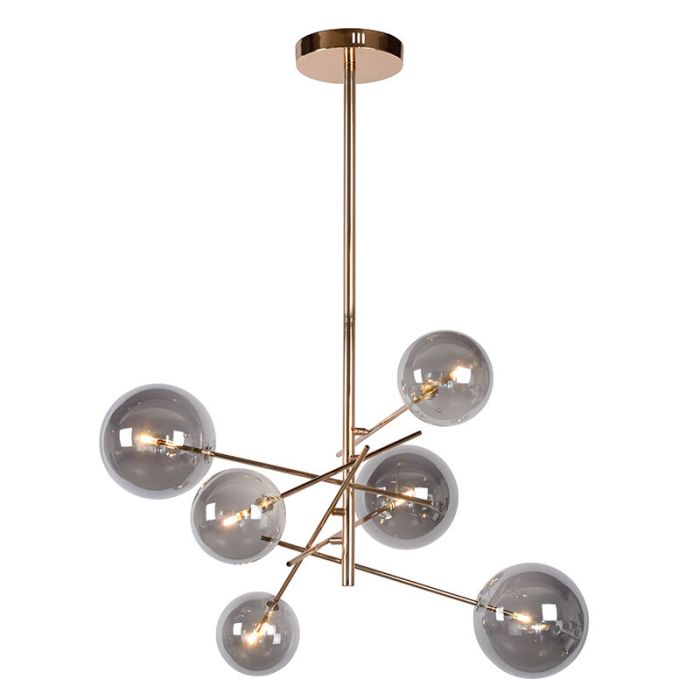 Goldene Pendelleuchte Modern, Alara