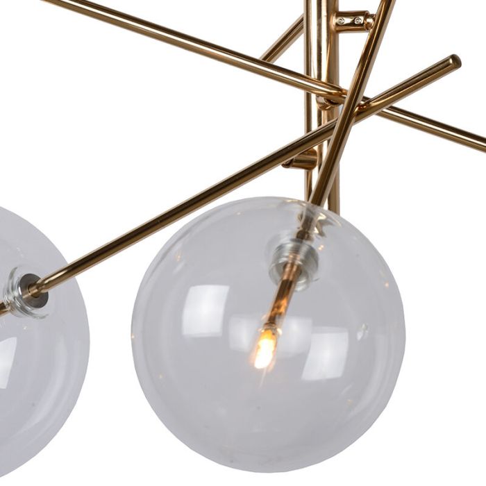 Goldene Pendelleuchte Modern, Alara