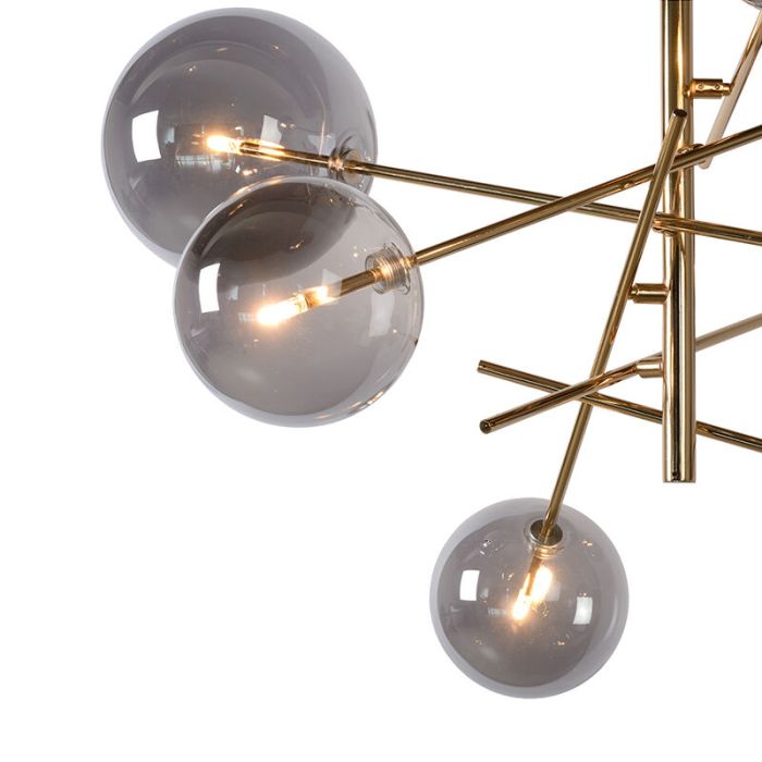 Goldene Pendelleuchte Modern, Alara