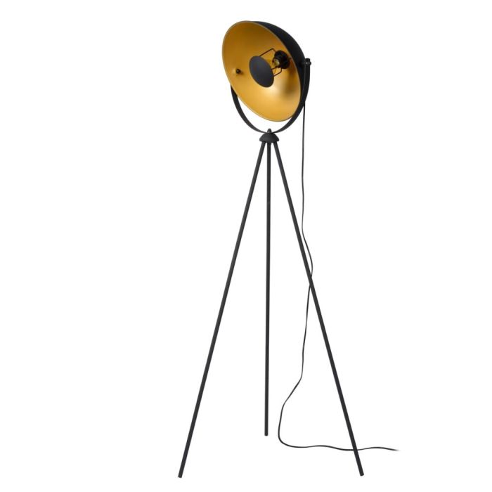 Goldene Stativlampe Modern, Alvaro, mit Schalter