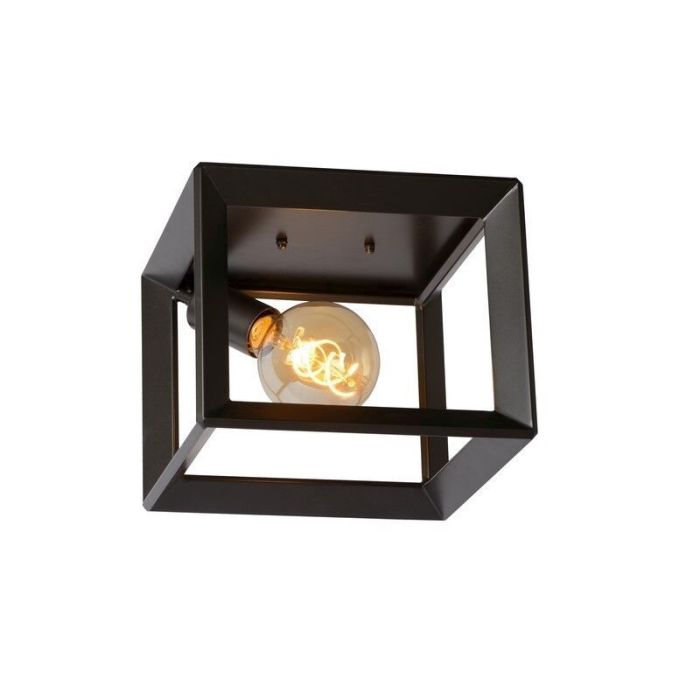 Graue Deckenlampe Retro, Thor