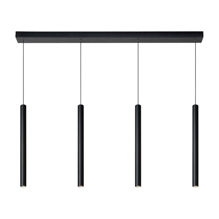 Schwarze Pendelleuchte Modern, Lorenz, 4W, 3000K LED