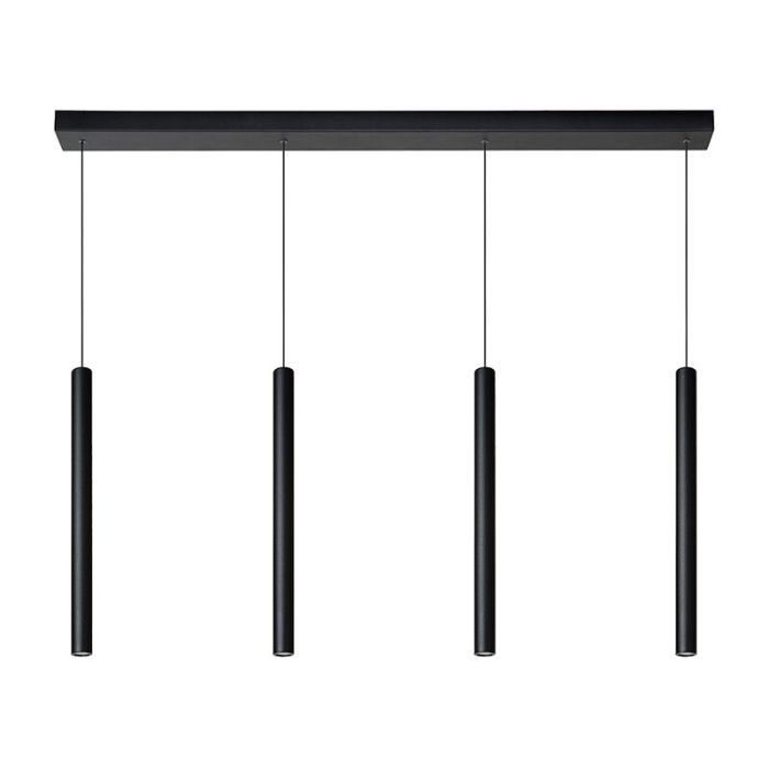 Schwarze Pendelleuchte Modern, Lorenz, 4W, 3000K LED