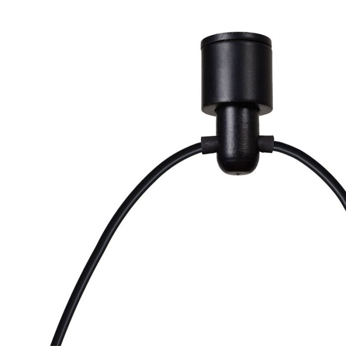 Schwarze Pendelleuchte Modern, Lorenz, 4W, 3000K LED