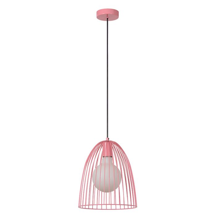 Rosa Kinderzimmer Pendelleuchte Metall, Macarons