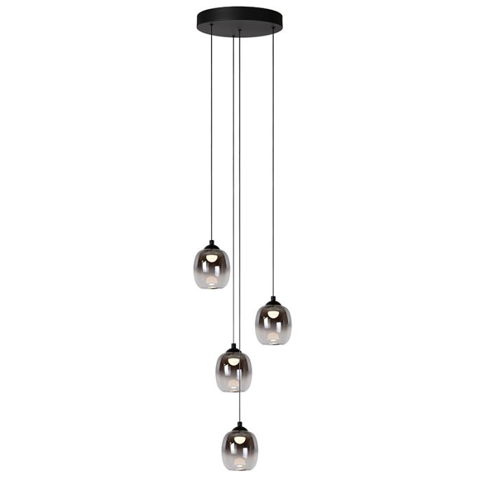 Graue Pendelleuchte Modern, Tamino, 5,2W, 3000K LED