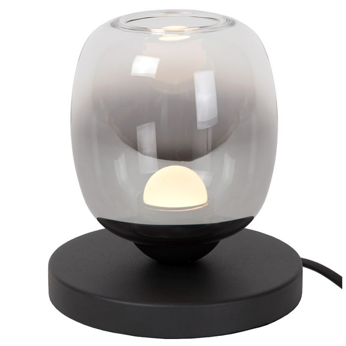 Graue Tischleuchte Modern, Tamino, 6W, 3000K LED, mit Schalter