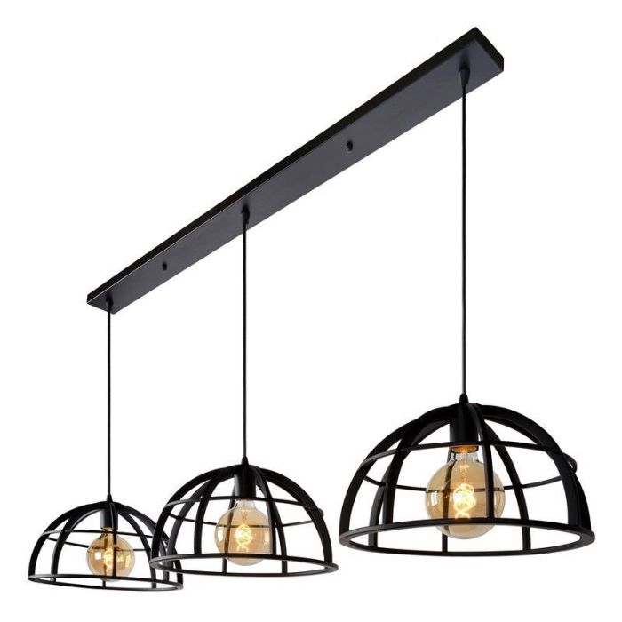 Schwarze Pendelleuchte Modern, Dikra