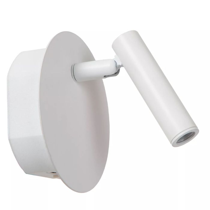 Weiße Bettlampe Modern, Jolijn, 2W, 3000K LED, mit Schalter