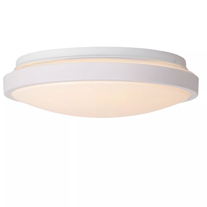 Weiße Badezimmer Deckenleuchte Modern, Dasher, 12W, 2700K LED, IP44