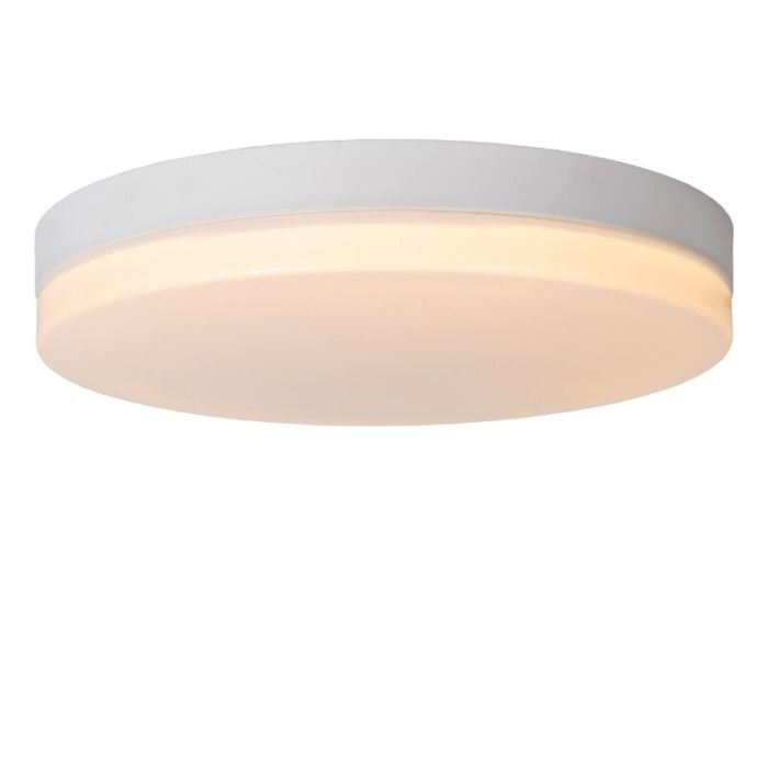 Weiße Badezimmer Deckenleuchte Kunststoff, Biskit, 36W, 2700K LED, IP44