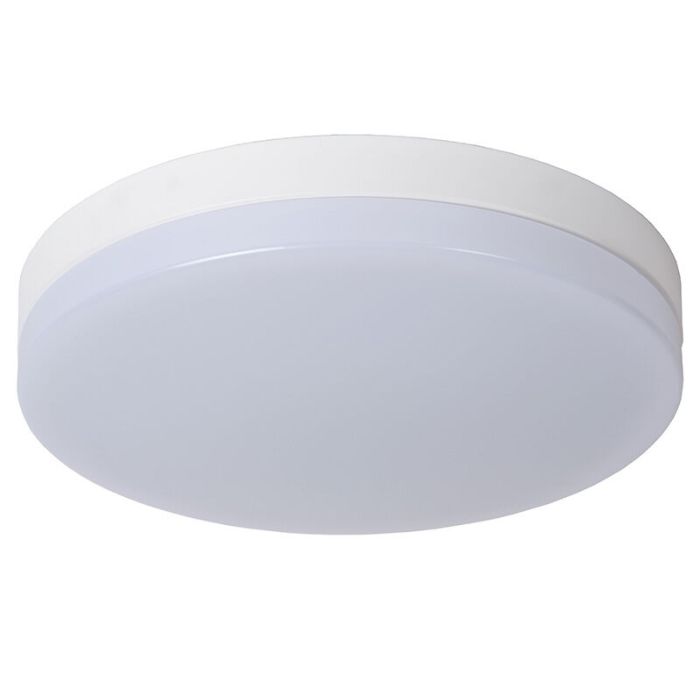 Weiße Badezimmer Deckenleuchte Kunststoff, Biskit, 36W, 2700K LED, IP44
