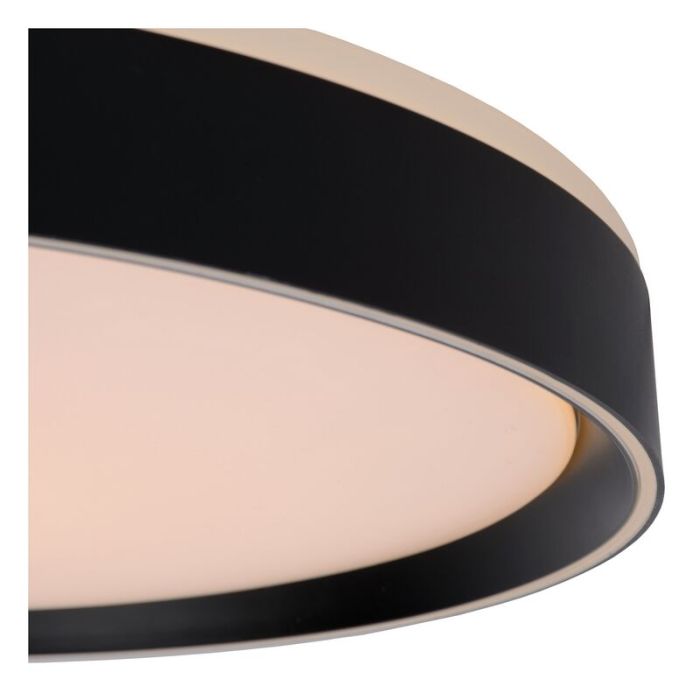 Schwarze Deckenlampe Modern, Nuria, 36W, 2700K LED