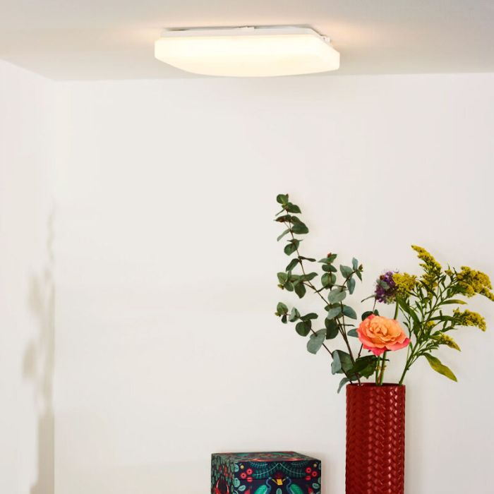 Weiße Deckenlampe Modern, Otis, 22W, 3000K LED