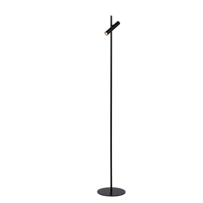 Schwarze Leselampe Stehlampe Modern, Philon, 4,5W, 3000K LED, mit Touch-Dimmer