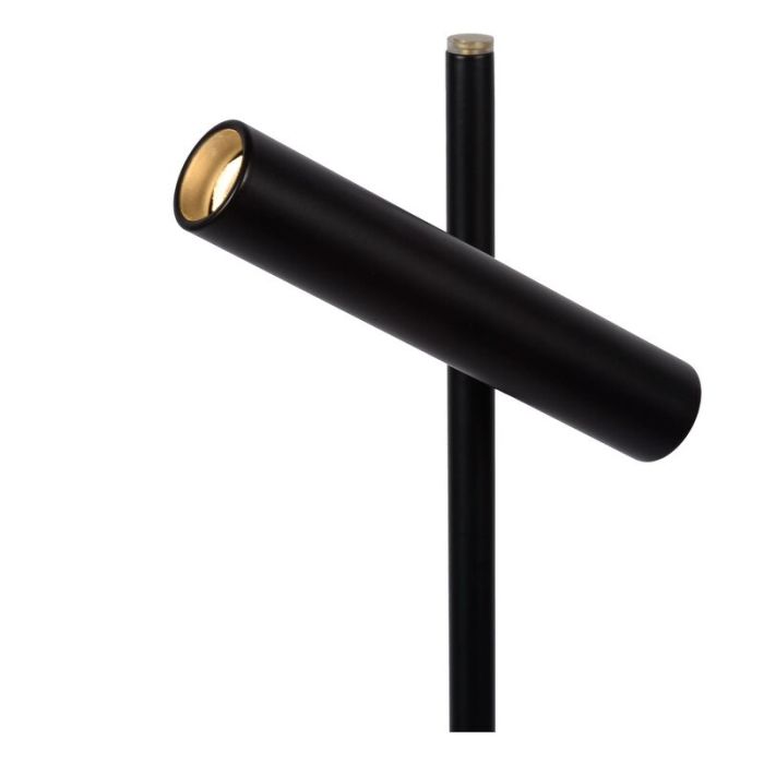 Schwarze Leselampe Stehlampe Modern, Philon, 4,5W, 3000K LED, mit Touch-Dimmer