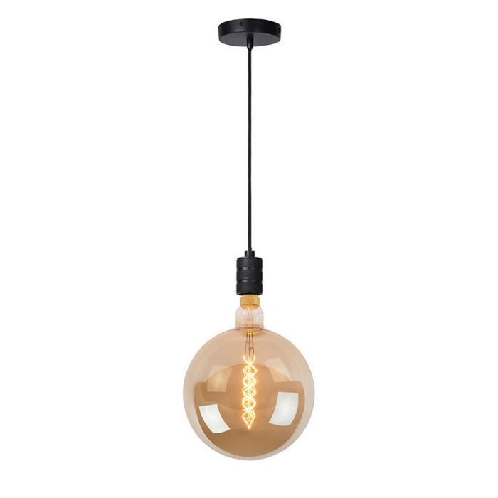 Schwarze Pendelleuchte Esszimmer Antik, Jova