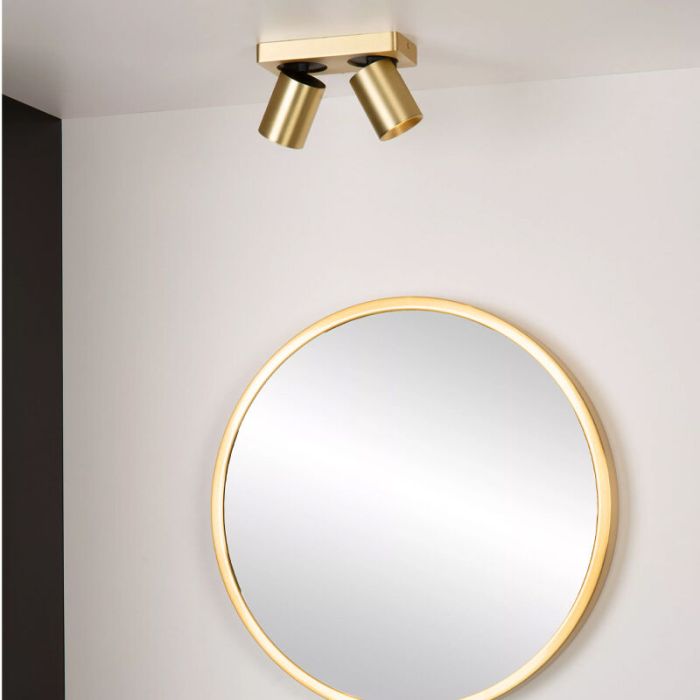 Goldene Deckenstrahler Modern, Nigel