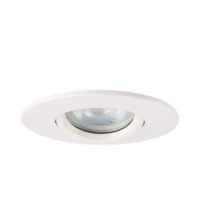 Moderne Smart Einbaustrahler Weiß, Jill, IP65, 4,5W, RGBW