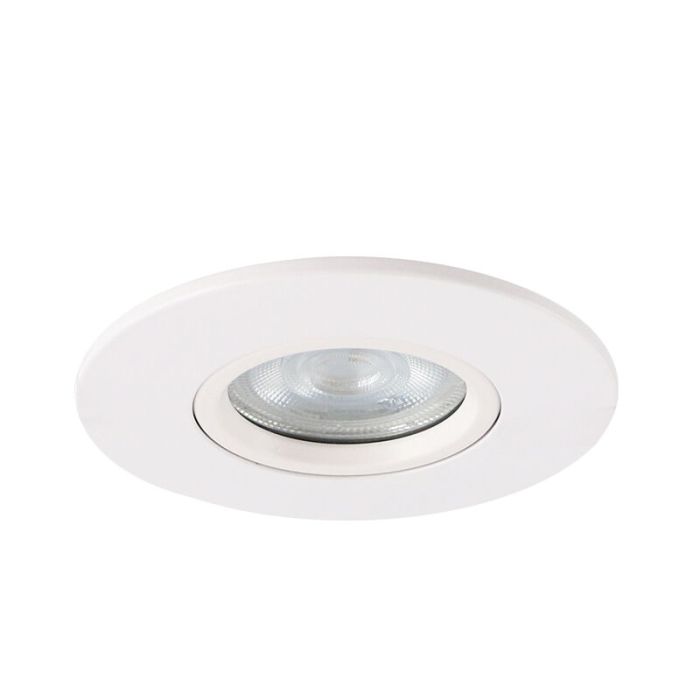 Moderne Smart Einbaustrahler Weiß, Jill, IP65, 4,5W, RGBW