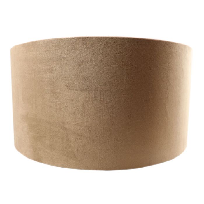 Taupe Lampenschirm Milene, Stoff, modern
