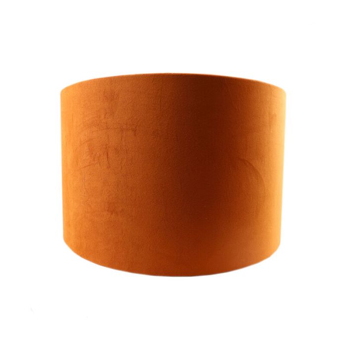 Orange Lampenschirm Madelyn, Stoff, modern