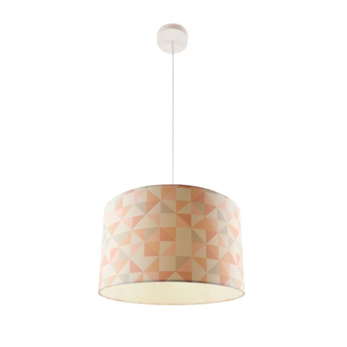 Moderne Kinder Pendelleuchte Pink, Diamonds