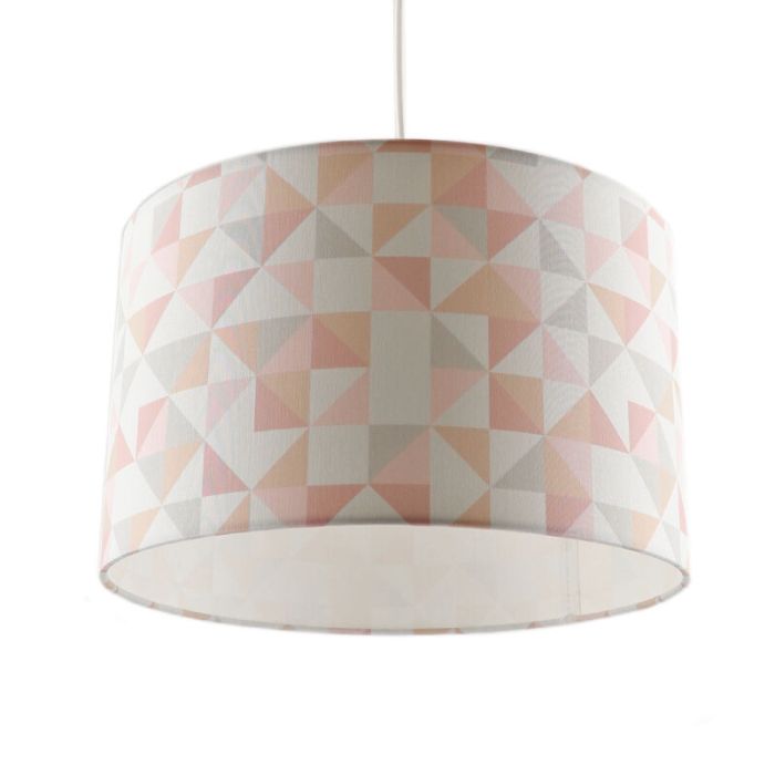 Moderne Kinder Pendelleuchte Pink, Diamonds