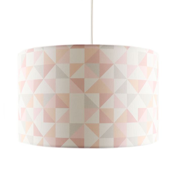 Moderne Kinder Pendelleuchte Pink, Diamonds