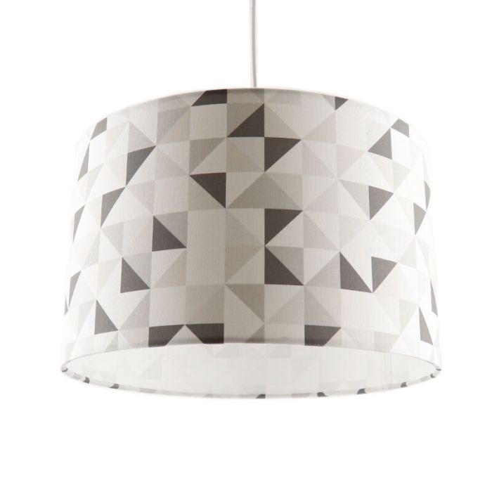 Moderne Kinder Pendelleuchte Grau, Diamonds