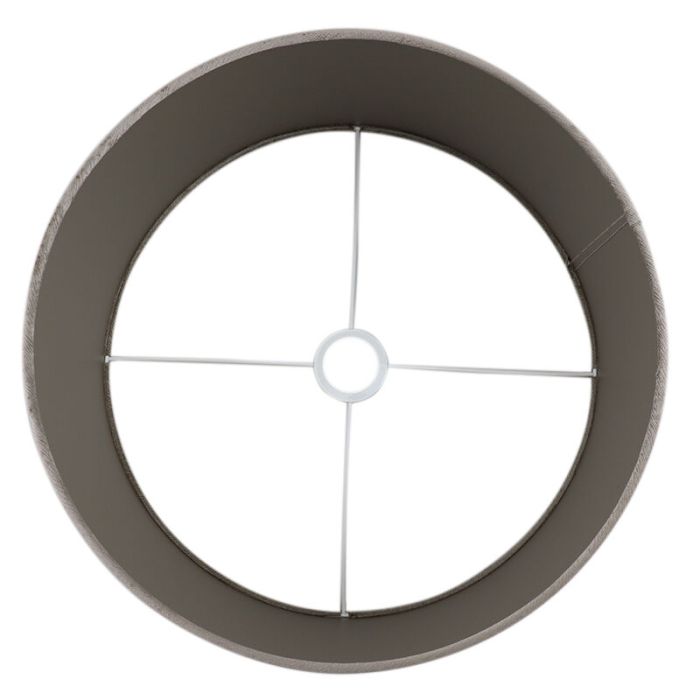 40 cm Samt Lampenschirm Taupe, Rody