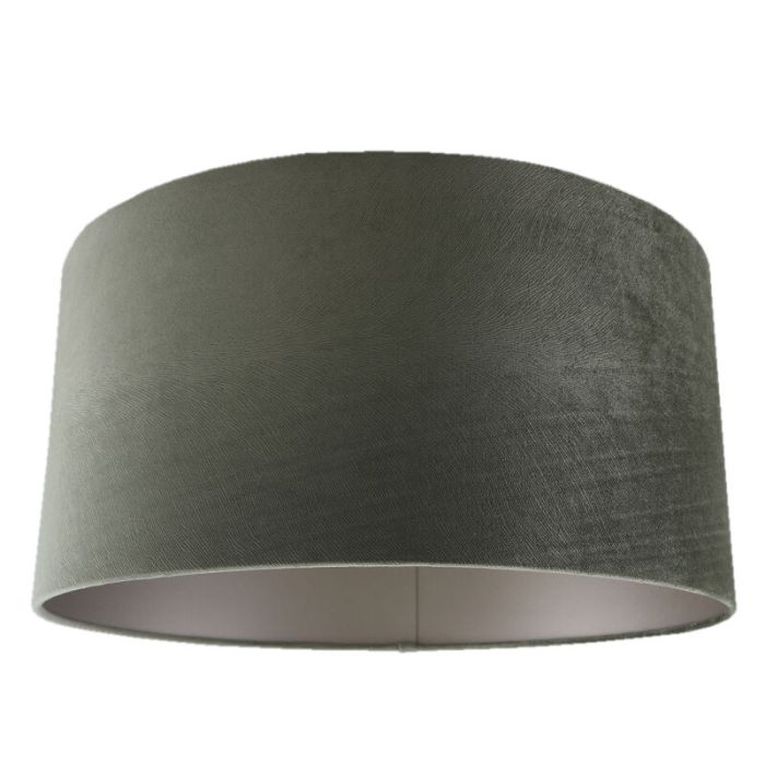 50 cm Samt Lampenschirm Grün, Rody