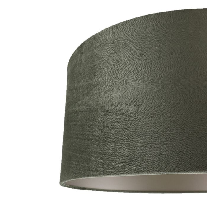 50 cm Samt Lampenschirm Grün, Rody