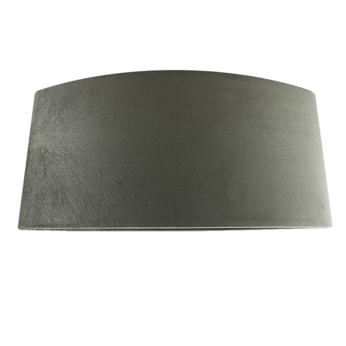 50 cm Ovaler Samt Lampenschirm Grün, Rody