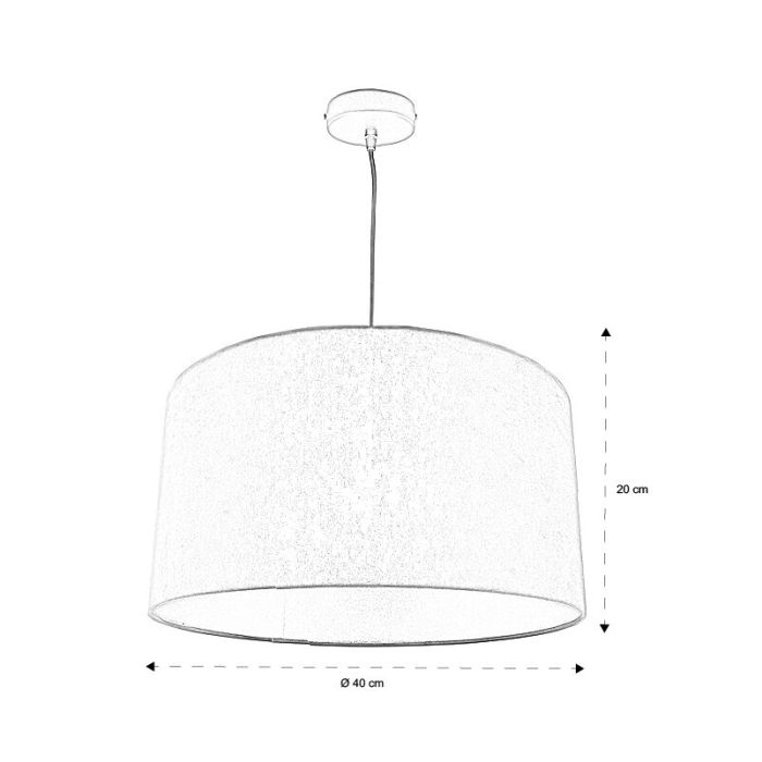 Moderne Pendelleuchte Gelb, Urvin