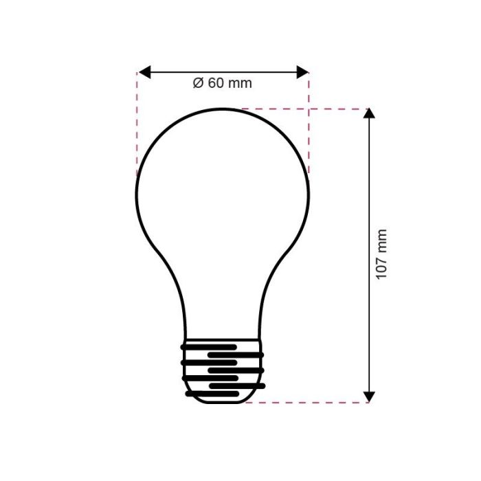 20er Pack Dimmbare Yona E27 A60 LED Lampe, 2700k, 5w
