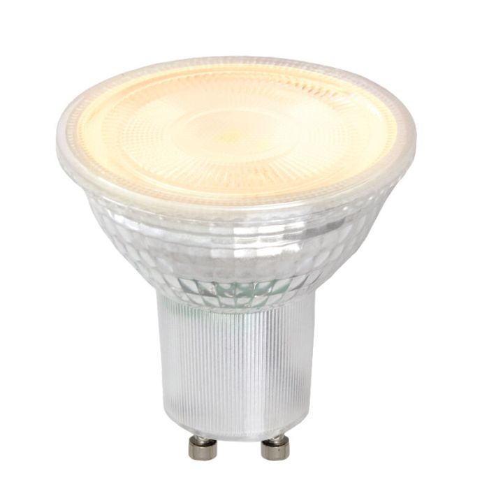 Dimmbare transparante GU10 LED Lichtquelle Antonie, 5w, Warmweiß